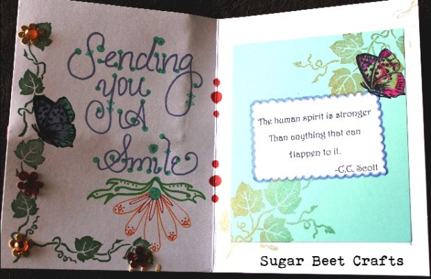 Add some inspiration, Its like sending a hug