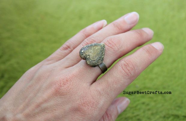 Heart Locket Ring 4