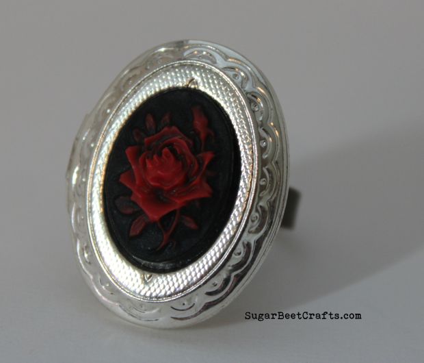 Rose Locket Ring 1