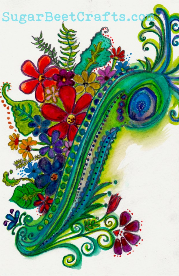 watercolor by Brandie 