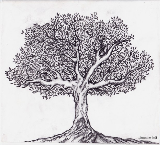 Black and White Tree