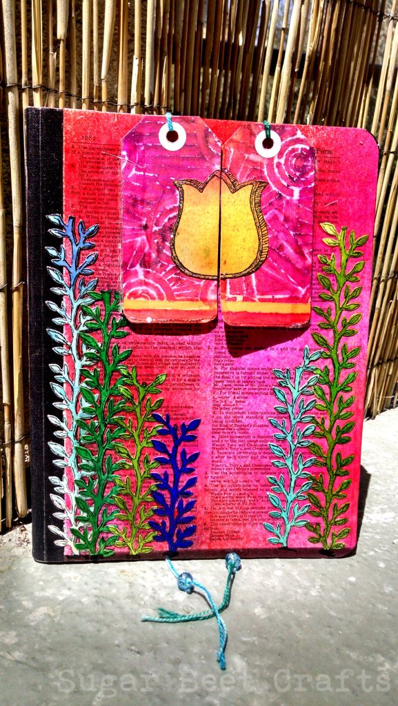 I used pen to add some detail to the leaves