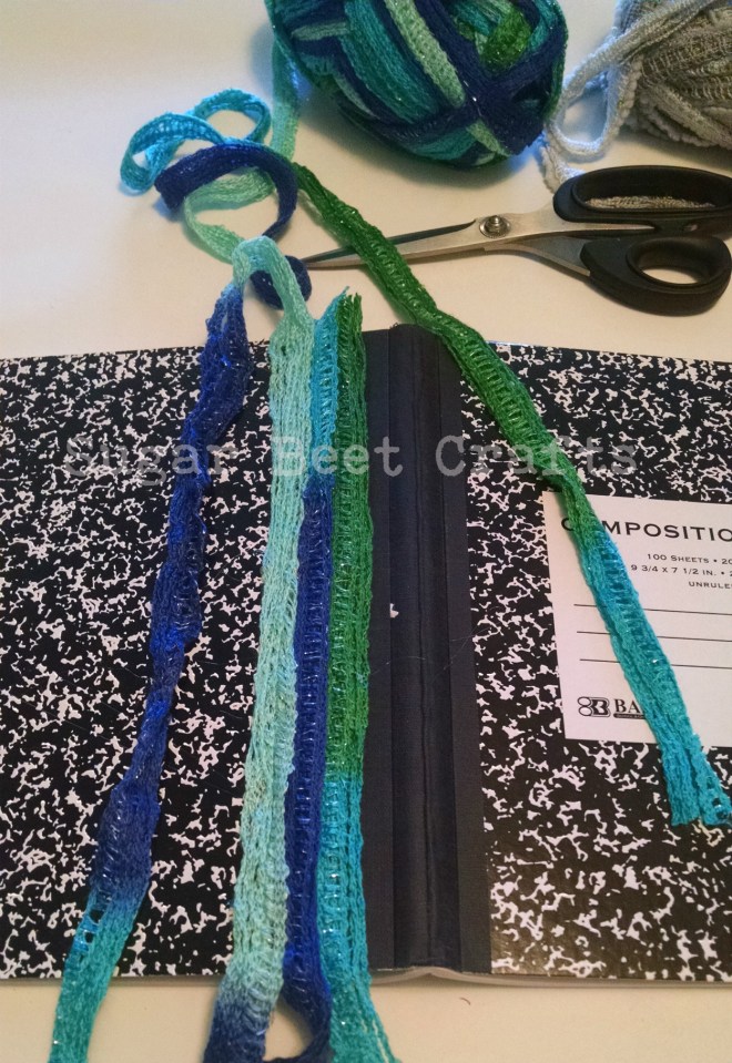 Keep adding glue and yarn