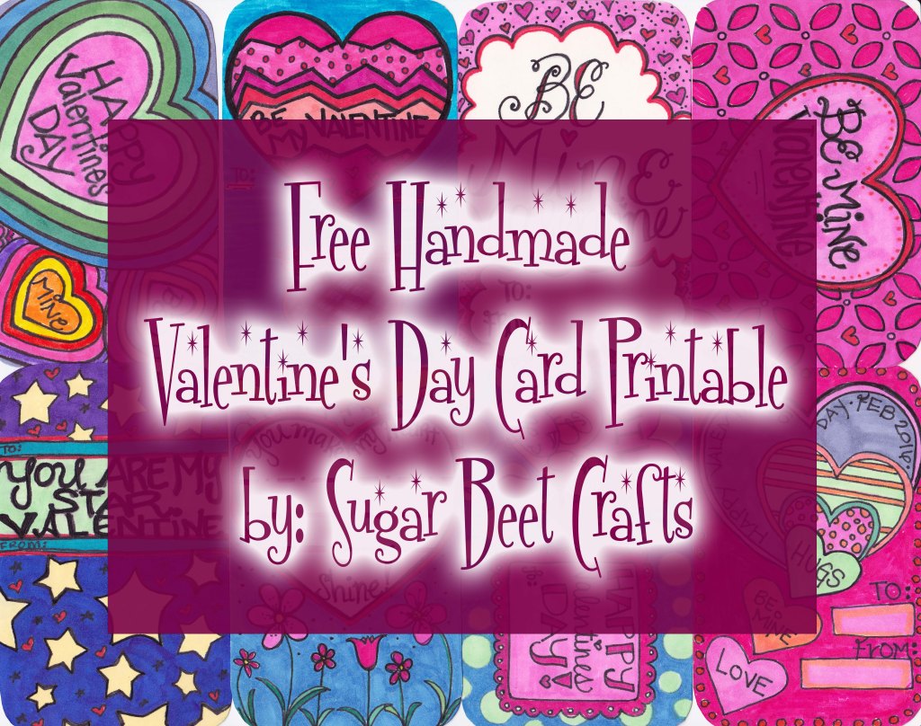 SugarBeetCrafts Valentines Day Cards Title